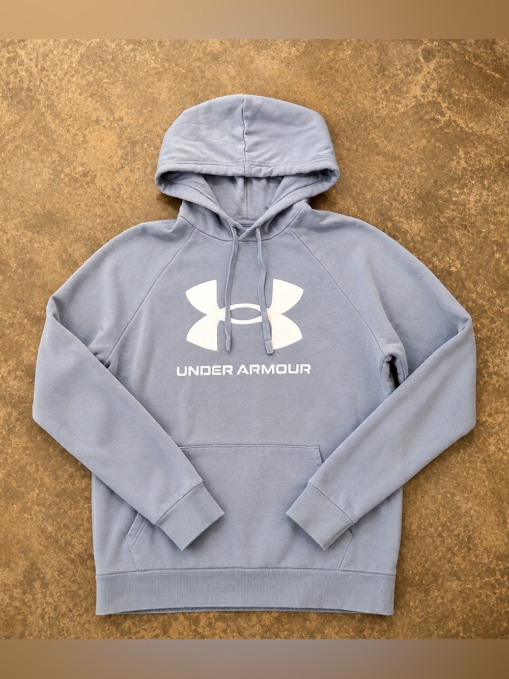 Under Armour Light Blue Crewneck Logo Hoodie